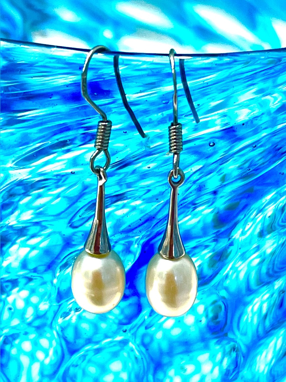 Freshwater Pearl 14KGP Drop Earrings